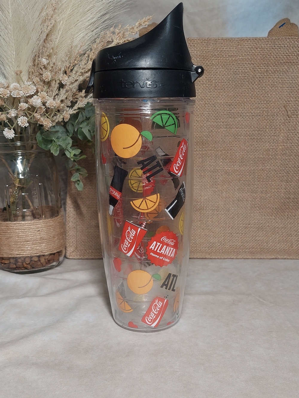 Tervis Coca-Cola Atlanta Beverage Tumbler with Black Lid